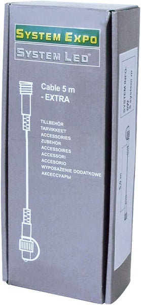 System Expo LED Kabel 5 Meter Verpackung