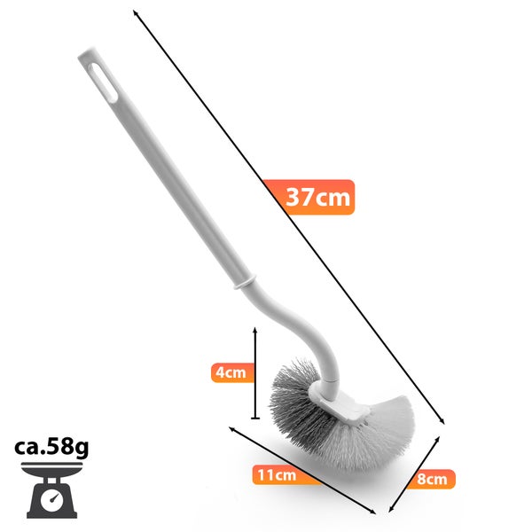 Toilettenbürste mit einer Länge von 37 Zentimetern.