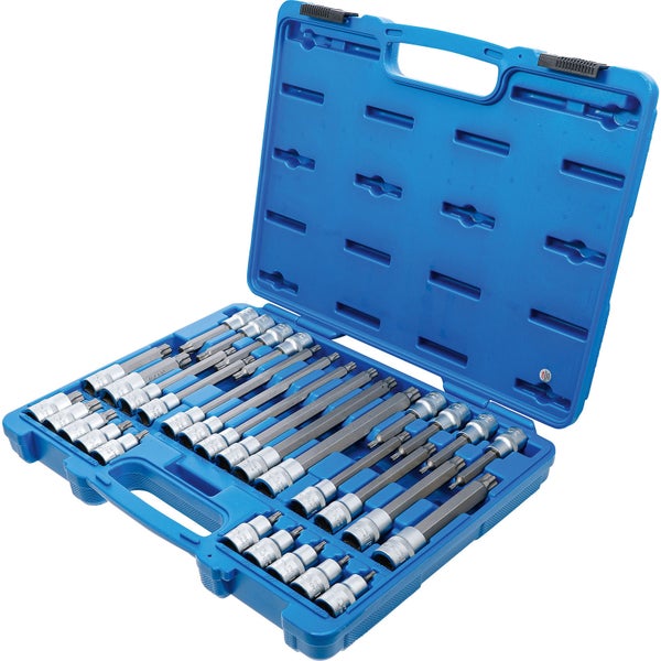 BGS Bit-Einsatz-Satz Antrieb Innenvierkant 12,5 mm (1/2) TP-Profil (für Torx Plus) TP20 - TP70 32tlg. - 5190
