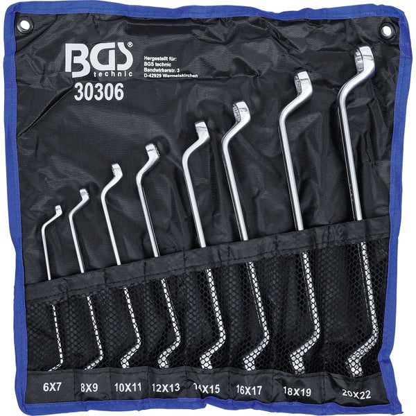 BGS technic ringmaulschlüssel Satz mit verschiedenen Größen in einer Tasche