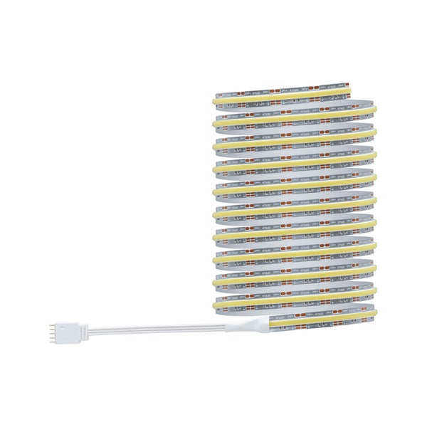 Aufgerollter COB LED Streifen 24 Volt mit Anschlussstecker