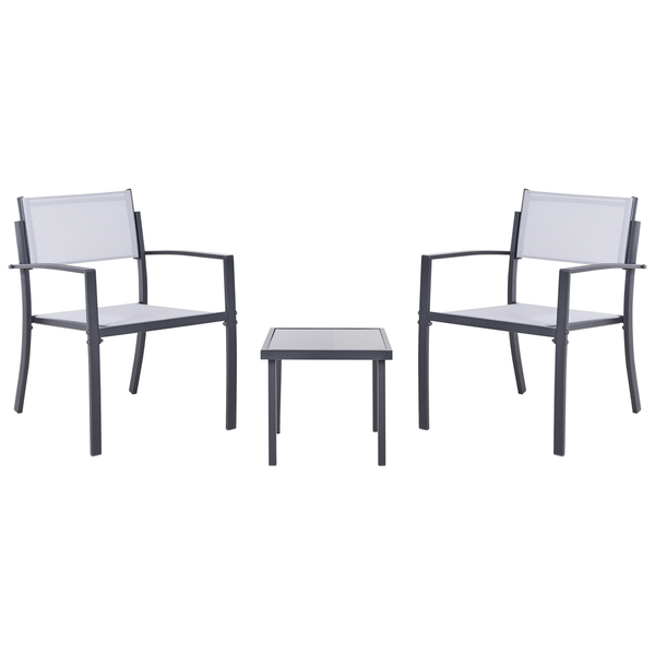 Gartenset mit zwei Stühlen und einem Tisch