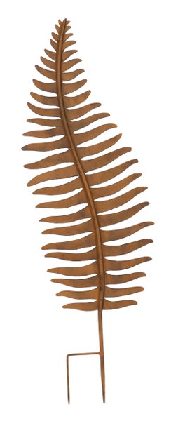 FRANK FLECHTWAREN | Metallstecker Farnblatt, METALL, ca. 27 x 78 cm
