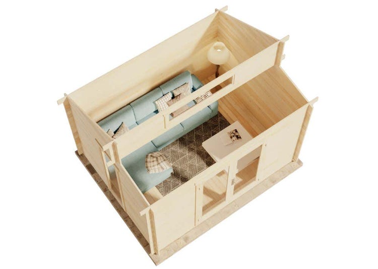 Fahrbare Treppe mit Plattform und Handlauf von Zarges