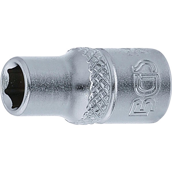 BGS Steckschlüssel-Einsatz Sechskant Antrieb Innenvierkant 6,3 mm (1/4) SW 6 mm - 2478