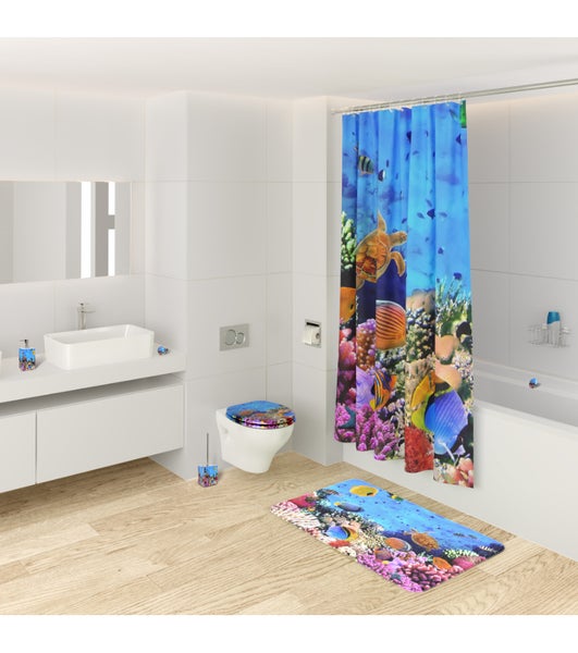 Seifenspender und WC Bürste Ocean