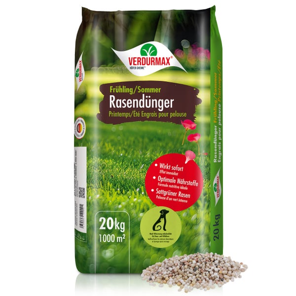 Verpackung Frühling Sommer Rasendünger für 1000 Quadratmeter