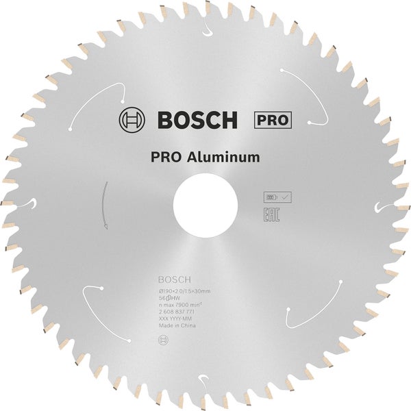 Bosch PRO Aluminium cordless Blatt für Kreissägen 190 x 2 x 30 mm - 2608837771