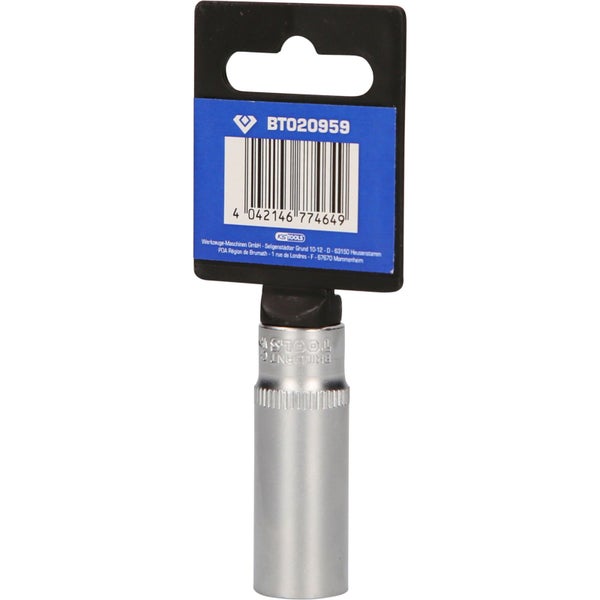 BRILLIANT TOOLS 1/4 Sechskant-Stecknuss lange Ausführung 13 mm - BT020959