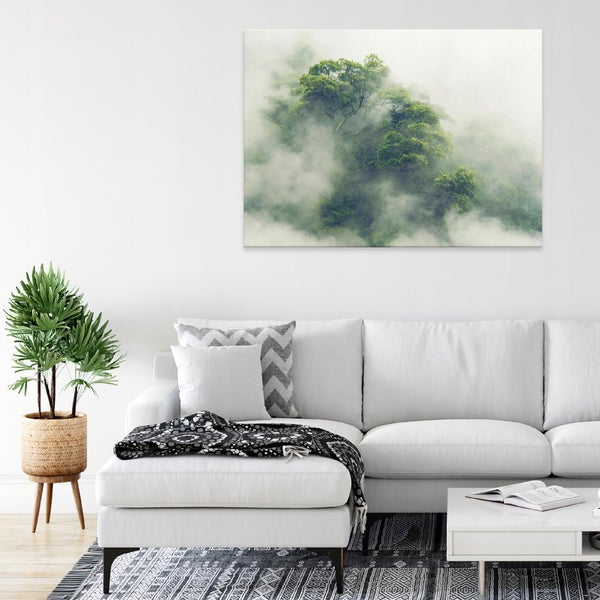 Leinwandbild Wald Nenel Natur Bilder Wohnzimmer 100X70 cm