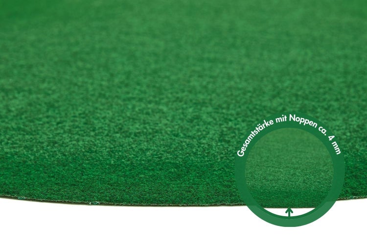 Kunstrasen Poolteppich  rund 130 cm in Grün