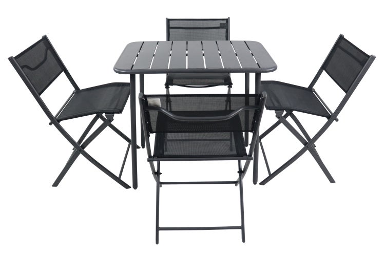 5 tlg. Bistroset Balkonset Gartenset Sumila 80x55