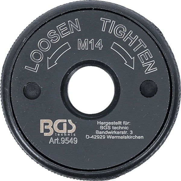 BGS technic Schnellspannmutter M14 in Verpackung