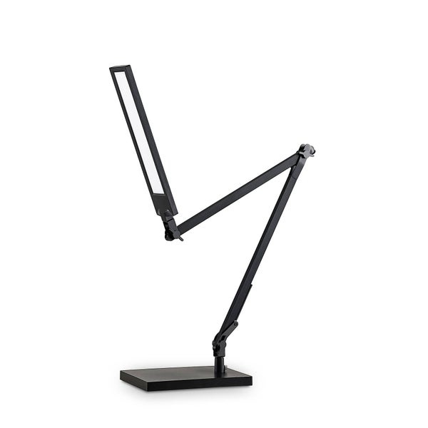 Lindby LED Tischlampe Antisa ( Touchdimmer) dimmbar (Modern) in Schwarz (1 flammig, ) - Tischleuchte Schreibtischlampe Nachttischlampe Touch Lampe Arbeitszimmerleuchte