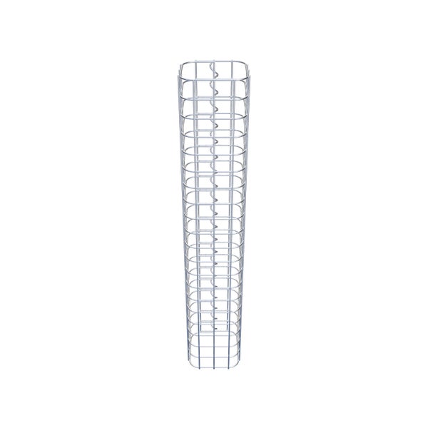 Gabionensäule 17 x 17 cm, MW 5 x 5 cm eckig - Höhe: 1,00 m