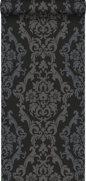 Origin Wallcoverings Tapete Ornamente Schwarz und Bronze - 53 cm x 10,05 m - 346208