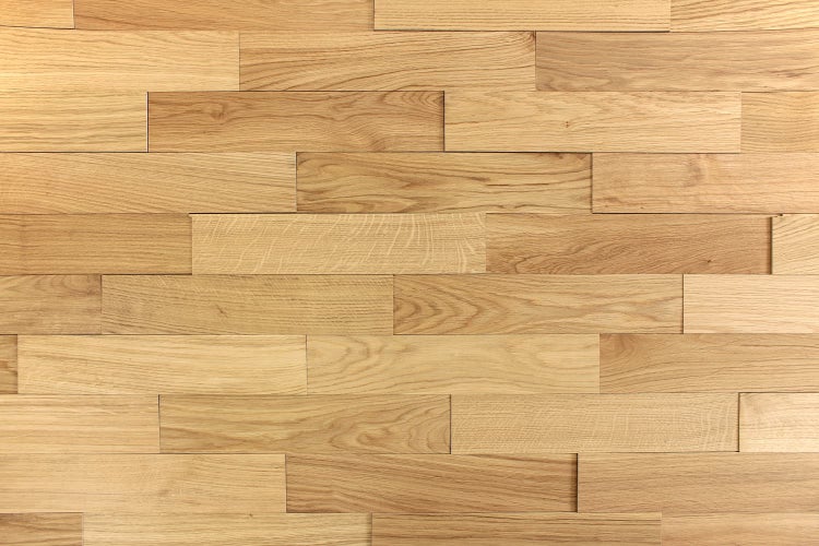 wodewa Wandverkleidung Holz 3D Optik Eiche Natur, geölt, 400 1m² Wandpaneele Moderne Wanddekoration Holzverkleidung Holzwand Wohnzimmer Küche Schlafzimmer