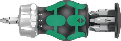 Wera Magazinbithalter KK Stubby Magazin RA 4 6tlg. Schlitz / PH / 4-kant - 5008886001