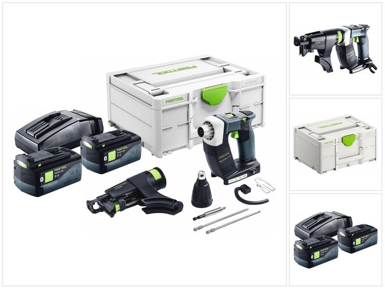 Festool DURADRIVE DWC 18-4500 Basic Akku Bauschrauber 18 V 14 Nm Brushless + 2x Akku 5,0 Ah + Ladegerät + Systainer