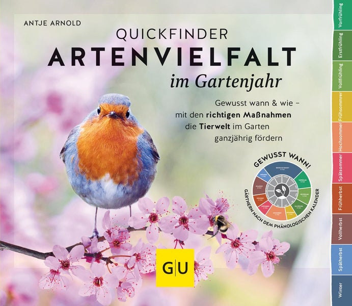 Quickfinder Artenvielfalt im Gartenjahr Gewusst wann & wie - mit den richtigen Maßnahmen die Tierwelt im Garten ganzjährig fördern