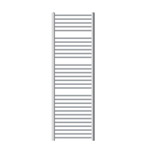 ECD Germany Badheizkörper - 600 x 1800 mm - Chrom - gebogen mit Seitenanschluss - Heizkörper Handtuchwärmer Handtuchtrockner