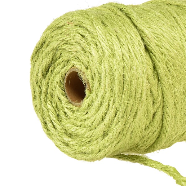 Rolle grüne Juteschnur für Garten und Dekoration