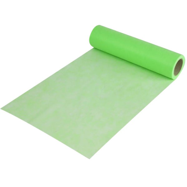 Sensalux NATURE light, Shine Tischläufer - 0,3m x 20m Limettengrün