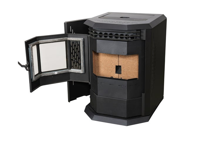 SCHENGER Pelletofen HLP3602 Schwarz A++ 9,3kW Vollautomatisch+WIFI+ECO Modus