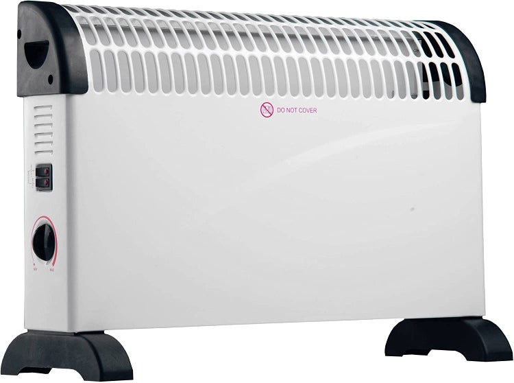 JUNG Alpin Konvektor Heizung Elektrisch mit Thermostat, 2000 Watt, Energiesparend, Mobile Elektroheizung für Räume bis 30m², Elektrisches Heizgerät Mobil