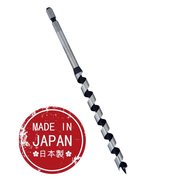Holzspiralbohrer mit 'Made in Japan' Siegel