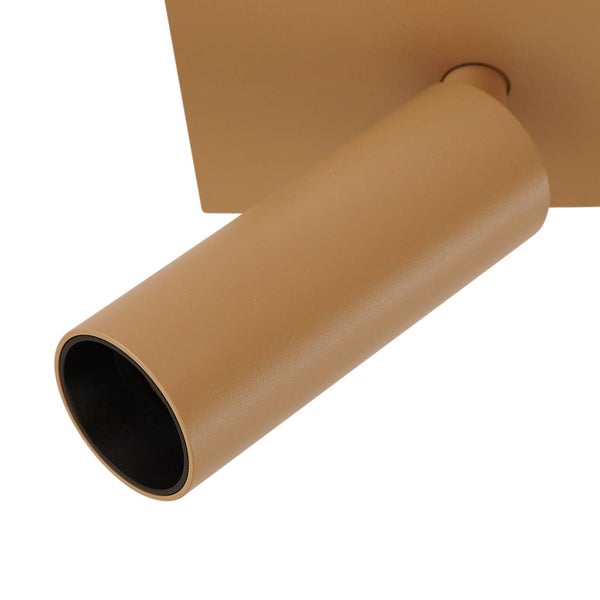 Einzelne Deckenleuchte mit zylindrischem Lampenschirm