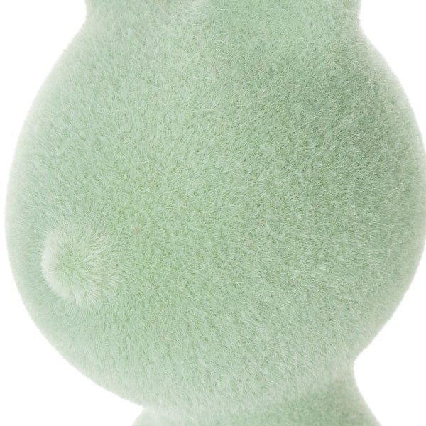 Nahaufnahme eines flauschigen Dekohasen