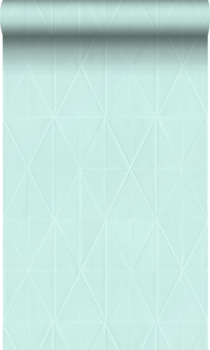 Origin Wallcoverings Tapete grafische Form Hellazurblau - 53 cm x 10,05 m - 347213