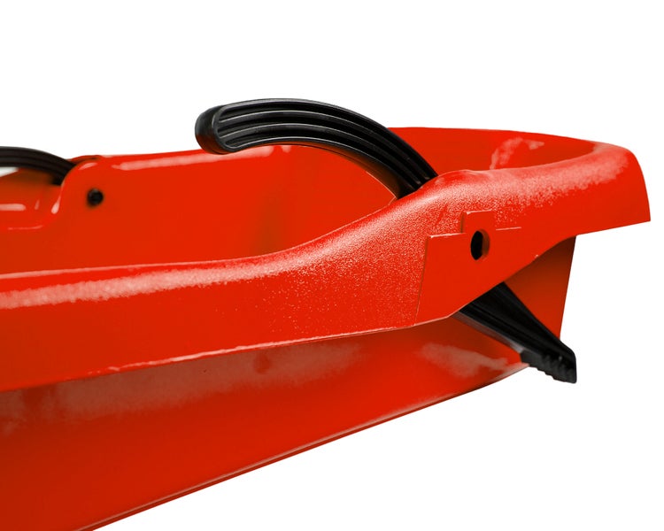 Ondis24 Schlitten Super Bob rot 1 Sitz Lenkschlitten