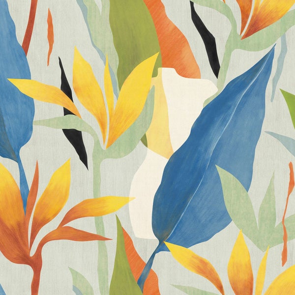 Tropisches Blätter Tapetenmuster