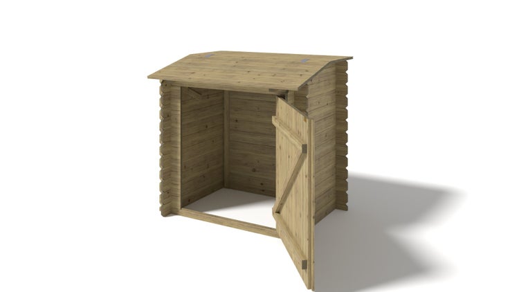 Gartenpoolschrank für Zubehör 1,20x0,89 m H.1,13 m - Imprägniert 