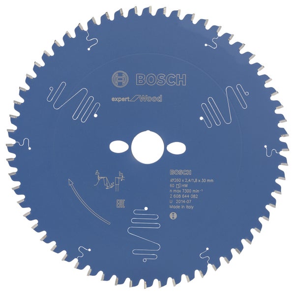 Bosch Kreissägeblatt Expert for Wood für Kapp- und Gehrungssägen 260 x 30 x 2,4 mm 60 - 2608644082