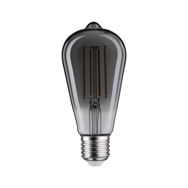 1879 Filament 230V LED Kolben Rustika E27 Dim 385lm 7,5W 2200K dimmbar Rauchglas