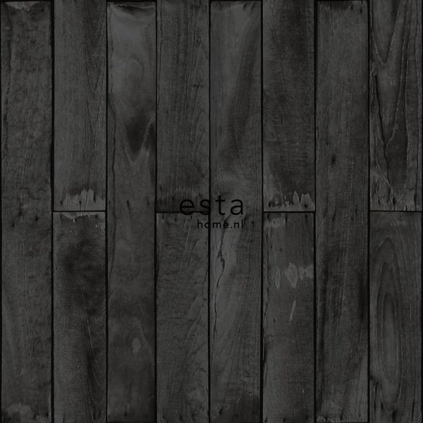 Tapete mit Holzplanken-Motiv