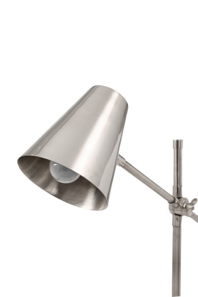 Tischlampe Minimalistisch Silber | Wohnzimmer Esszimmer Leuchte