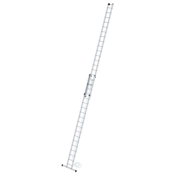 PROREGAL Sprossen-Seilzugleiter mit Standard-Traverse 2 x 19 Sprossen