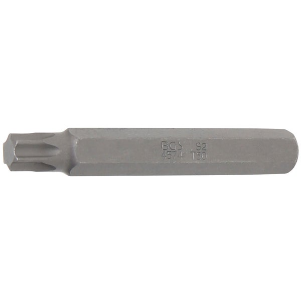 BGS Bit Länge 75 mm Antrieb Außensechskant 10 mm (3/8) T-Profil (für Torx) T50 - 4574