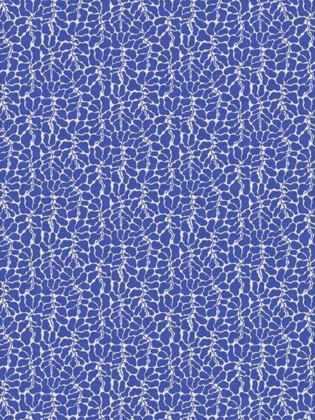 Borastapeter Tapete Blätter Graublau - 49 cm x 10.05 m - 660811