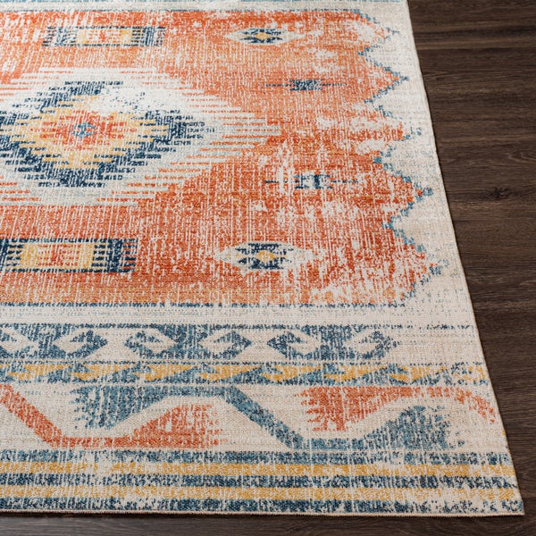 In-/Outdoor-Teppich Rot/Blau 160x213 cm NAWEL