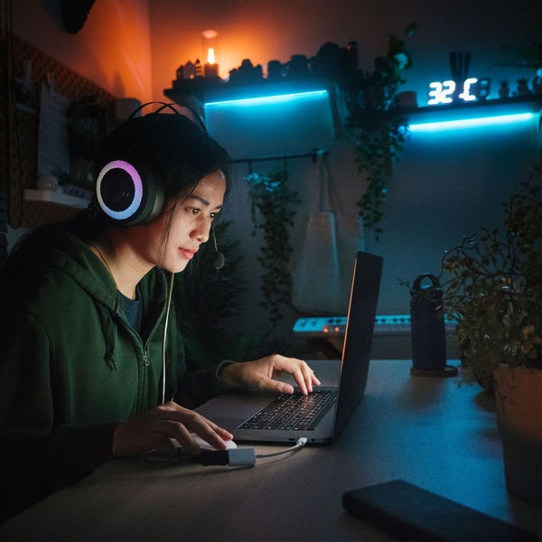 LED Streifen 3 m - dimmbar, Fernbedienung, USB, Farbwechsel, RGB