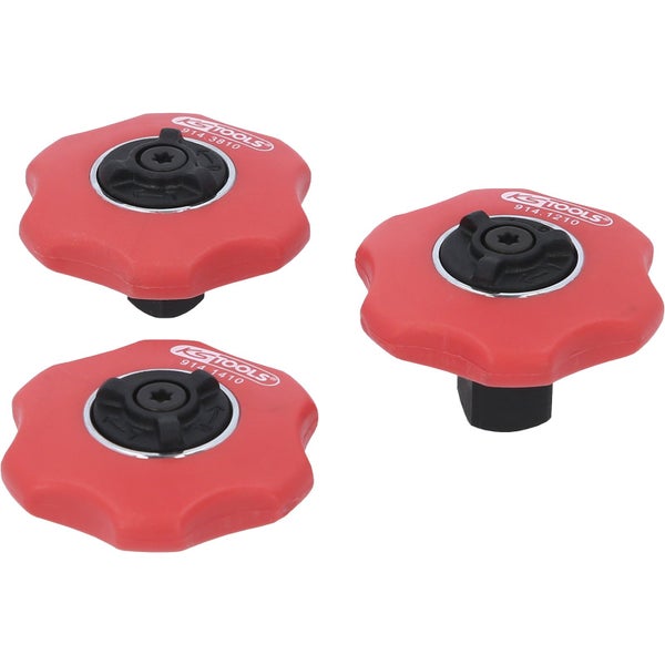 Drei Umschalthebel für Schraubendreher von KS Tools