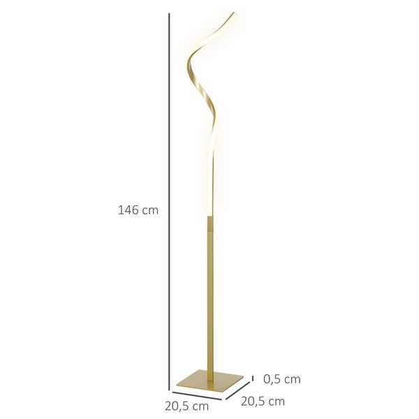 Abmessungen einer LED-Stehlampe