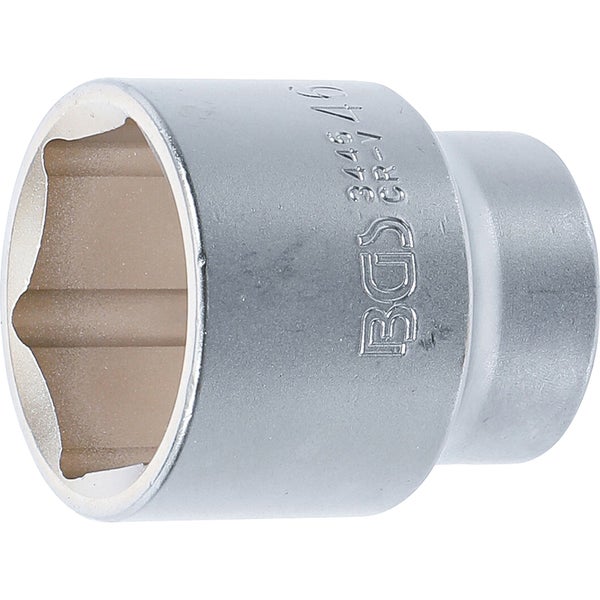 BGS Steckschlüssel-Einsatz Sechskant Antrieb Innenvierkant 20 mm (3/4) SW 46 mm - 3446