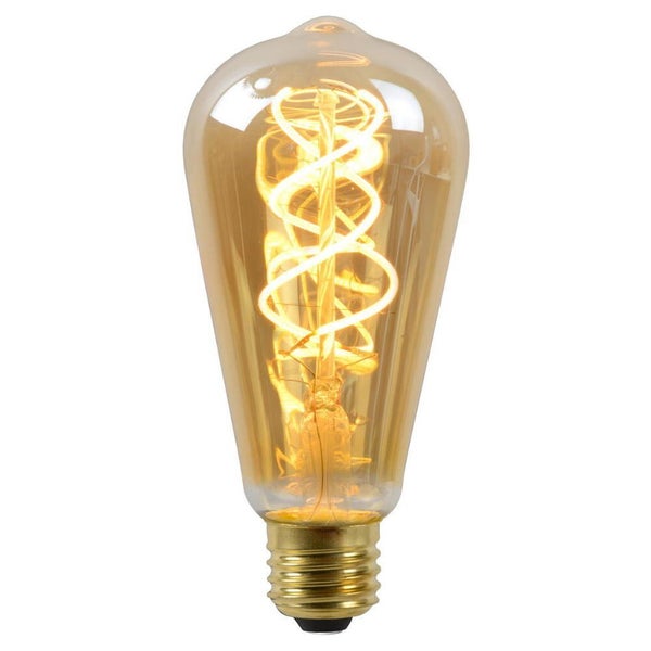 LED Filament Lampe E27 ST64 4,9W 380lm 2200K dimmbar Einerpack