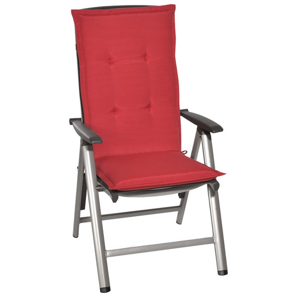 Beautissu Loft HL Hochlehner 120x50x6cm Rot